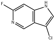 3-Chloro-6-fluoro-5-azaindole Structure