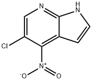 5-Chloro-4-nitro-7-azaindole Structure