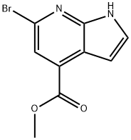 6-BroMo-7-azaindole-4-카르복실산메틸에스테르 구조식 이미지