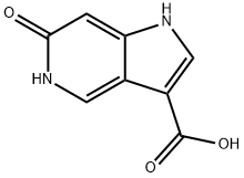 6-Hydroxy-5-azaindole-3-carboxylic acid Structure