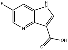 6-Fluoro-4-azaindole-3-carboxylic acid Structure