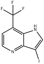 3-Iodo-7-(trifluoroMethyl)-4-azaindole Structure