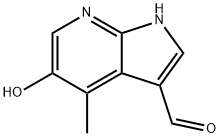 5-Hydroxy-4-Methyl-7-azaindole-3-carbaldehyde Structure