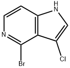 4-BroMo-3-chloro-5-azaindole Structure