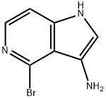 3-AMino-4-broMo-5-azaindole Structure