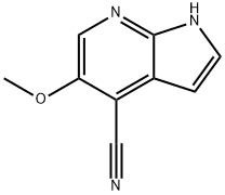 4-Cyano-5-Methoxy-7-azaindole Structure