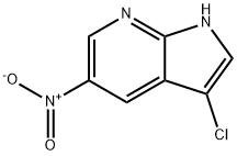3-Chloro-5-nitro-7-azaindole Structure