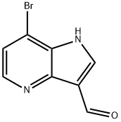 7-BroMo-4-azaindole-3-carbaldehyde Structure