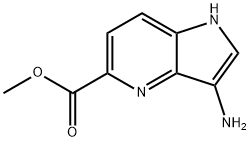 3-AMino-4-azaindole-5-carboxylic acid Methyl ester Structure