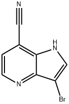 3-BroMo-7-cyano-4-azaindole Structure