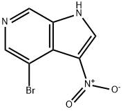 4-BroMo-3-니트로-6-아자인돌 구조식 이미지