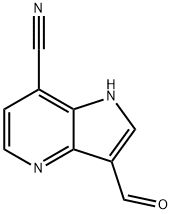 7-Cyano-4-azaindole-3-carbaldehyde Structure