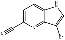 3-BroMo-5-Cyano-4-azaindole Structure