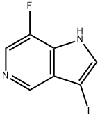 7-Fluoro-3-iodo-5-azaindole Structure