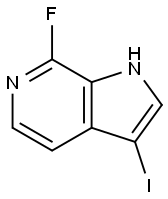 7-Fluoro-3-iodo-6-azaindole Structure