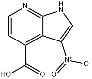 3-Nitro-7-azaindole-4-carboxylic acid Structure