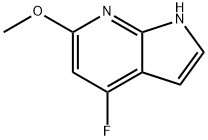 4-Fluoro-6-Methoxy-7-azaindole Structure