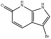 3-BroMo-6-hydroxy-7-azaindole Structure