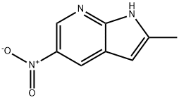 1H-Pyrrolo[2,3-b]pyridine, 2-methyl-5-nitro- Structure