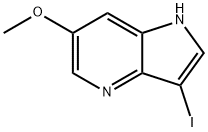 3-Iodo-6-Methoxy-4-azaindole Structure