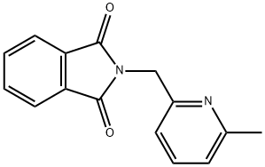 1H-Isoindole-1,3(2H)-dione, 2-[(6-Methyl-2-pyridinyl)Methyl]- 구조식 이미지