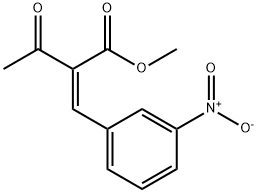 (Z)-Methyl 2-(3-Nitrobenzylidene)-3-oxobutanoate Structure