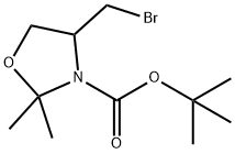N-Boc-4-(broMo메틸)-2,2-디메틸옥사졸리딘 구조식 이미지
