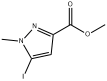 methyl 5-iodo-1-methyl-1H-pyrazole-3-carboxylate Structure