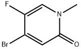 4-BroMo-5-fluoro-1-Methylpyridin-2(1H)-one Structure