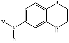 6-Nitro-3,4-dihydro-2H-1,4-benzothiazine, 97% 구조식 이미지