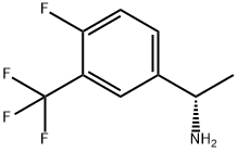 (1S)-1-[4-FLUORO-3-(TRIFLUOROMETHYL)PHENYL]ETHYLAMINE Structure