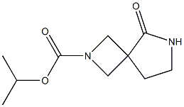 isopropyl 5-oxo-2,6-diazaspiro[3.4]octane-2-carboxylate Structure