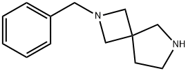 2-벤질-2,6-디아자스피로[3.4]옥탄 구조식 이미지