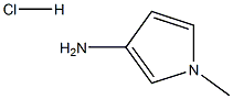 1-메틸-1H-피롤-3-a민염산염 구조식 이미지