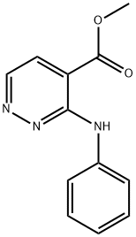 Methyl 3-(phenylaMino)pyridazine-4-carboxylate Structure