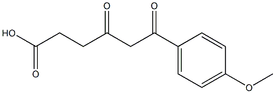 6-(4-메톡시페닐)-4,6-디옥소헥산산 구조식 이미지