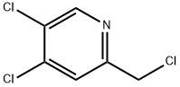 4,5-디클로로-2-(클로로메틸)피리딘 구조식 이미지