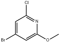 4-broMo-2-클로로-6-메톡시피리딘 구조식 이미지