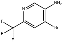 4-BroMo-6-트리플루오로메틸-피리딘-3-일라민 구조식 이미지
