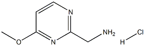 (4-METHOXYPYRIMIDIN-2-YL)METHANAMINE HYDROCHLORIDE Structure