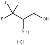 2-AMino-3,3,3-trifluoropropan-1-ol hydrochloride 구조식 이미지