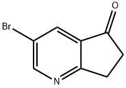 3-BROMO-5H,6H,7H-CYCLOPENTA[B]PYRIDIN-5-ONE 구조식 이미지