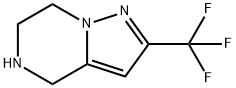 2-(trifluoromethyl)-4,5,6,7-tetrahydropyrazolo[1,5-a]pyrazine 구조식 이미지