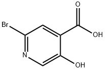 2-BroMo-5-hydroxyisonicotinic acid Structure