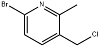 6-BroMo-3-chloroMethyl-2-Methyl-pyridine Structure