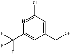 2-Chloro-6-(trifluoroMethyl)-4-pyridineMethanol 구조식 이미지