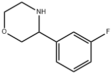 3-(3-fluorophenyl)Morpholine 구조식 이미지