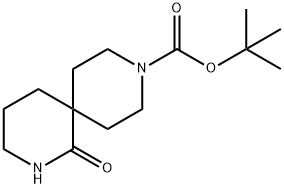 2-Boc-2,9-DIAZASPIRO[5.5]UNDECAN-1-ONE 구조식 이미지