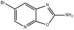 6-broMooxazolo[5,4-b]pyridin-2-aMine Structure