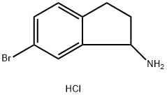 6-BROMO-2,3-DIHYDRO-1H-INDEN-1-AMINE HYDROCHLORIDE 구조식 이미지